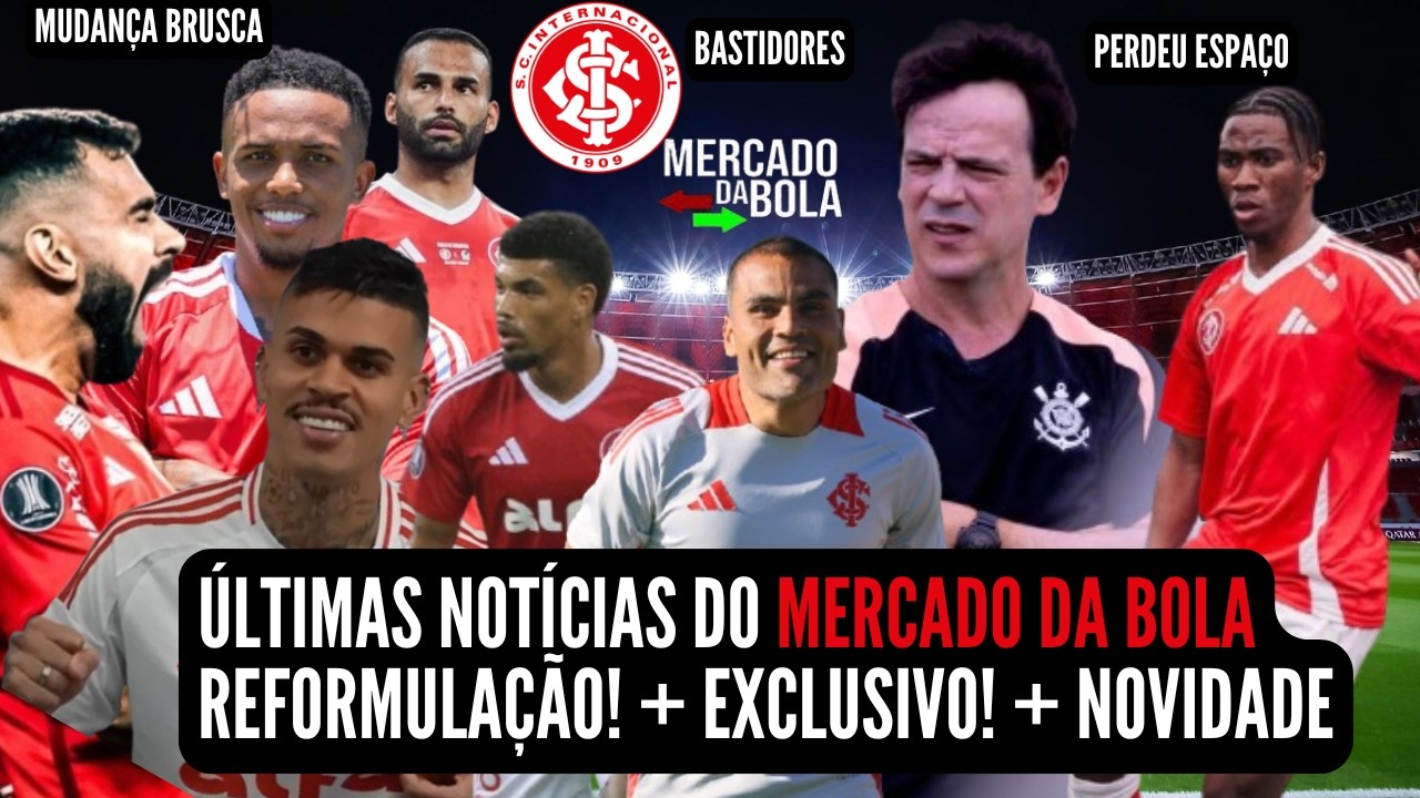 🚨 NOT&Iacute;CIAS DO INTER 💣 BOMBA 💣 EXCLUSIVO | REFORMULA&Ccedil;&Atilde;O EXPLODE! 12 SA&Iacute;DAS? | NOVO PROCESSO | D&Iacute;VIDA