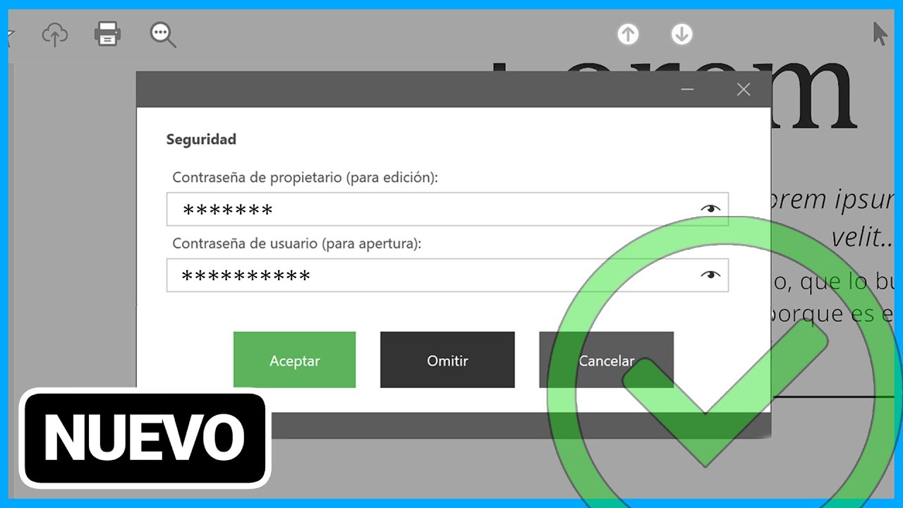 Como colocar clave a un PDF (Agregar una contraseña a un archivo PDF)