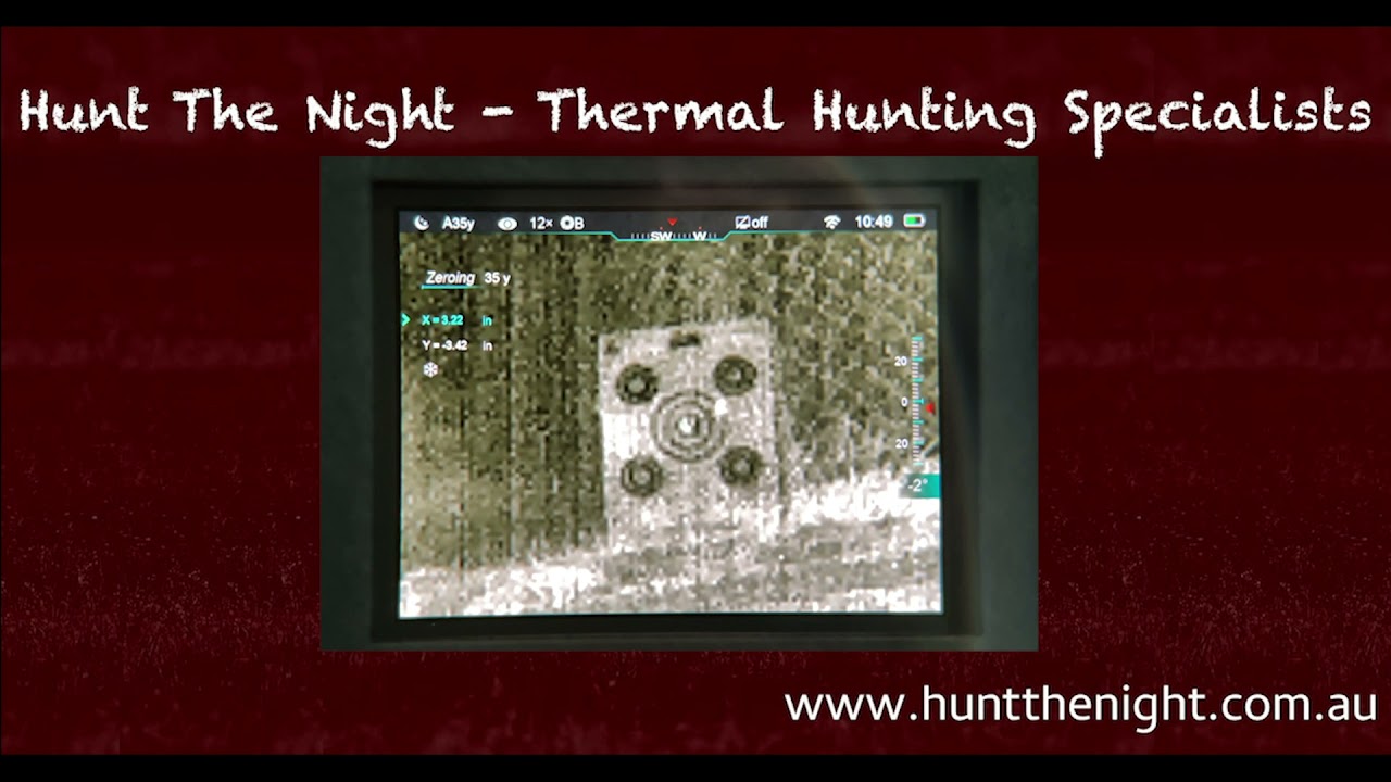 Как пристрелять прицелы InfiRay Rico с Беном из huntthenight.com.au