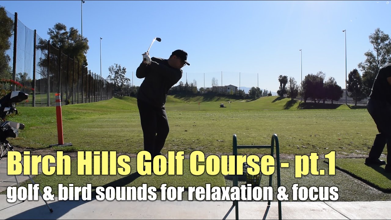 Relaxing Golf Driving Range Session. Ambient Golf Sounds | Brea Pt.1