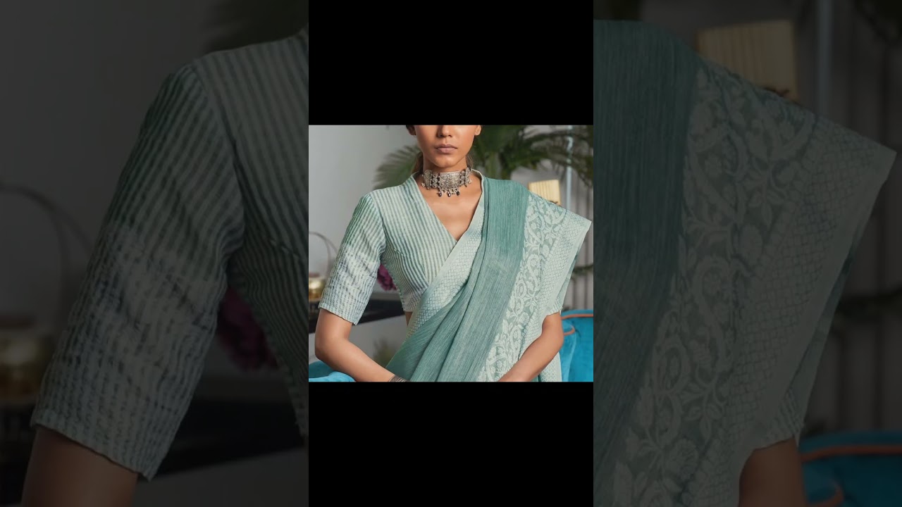 Latest Cotton Saree Blouse Designs 😍👌🔥#fashiontrends2024 #blouse #stylishblousedesignforsaree