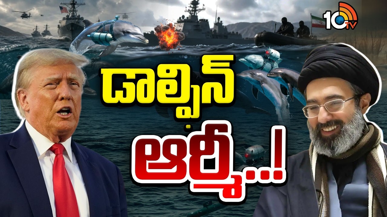 డాల్ఫిన్&lrm;ల&lrm;తో ఎటాక్.. ఎలా.. ఇరాన్ వ్యూహమేంటి? |  Iran To Use Mine-Carrying Dolphins? | Hormuz | 10TV