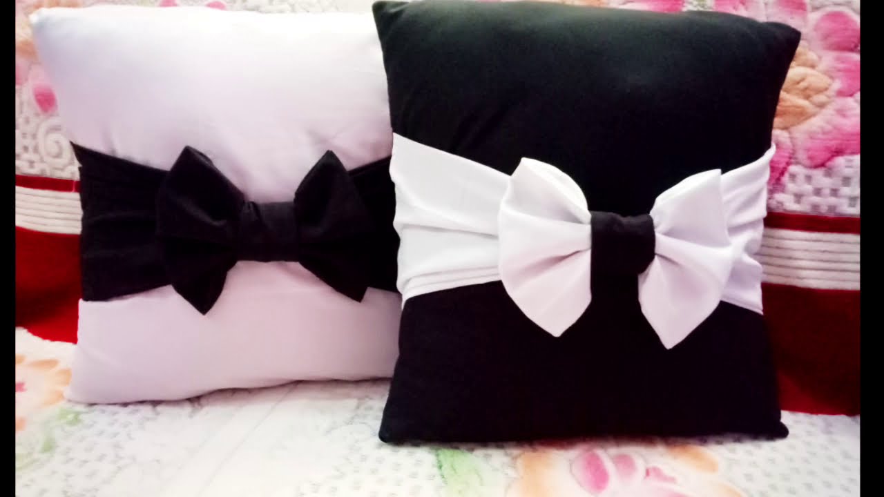How to make bow cushion cover!!!How to make cushion cover!!!!