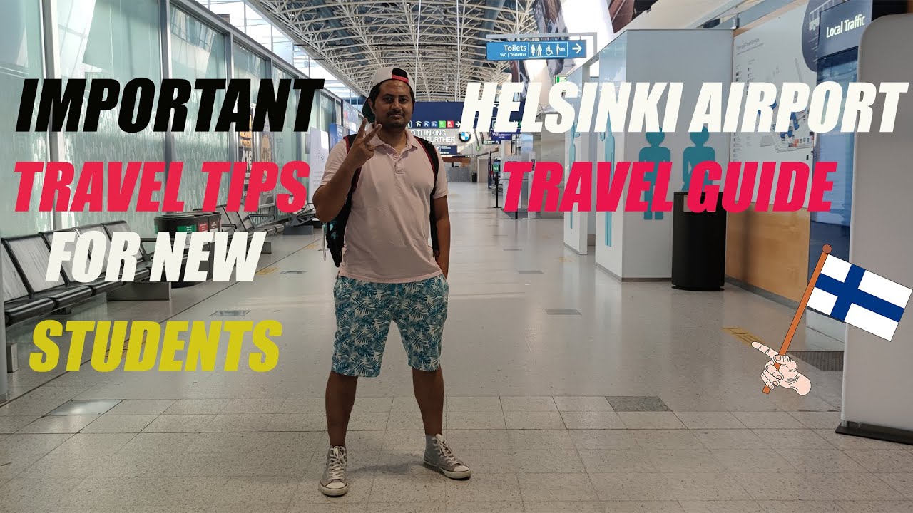 Helsinki Airport Travel Guide For New Students | How to Go Underground Train (English)