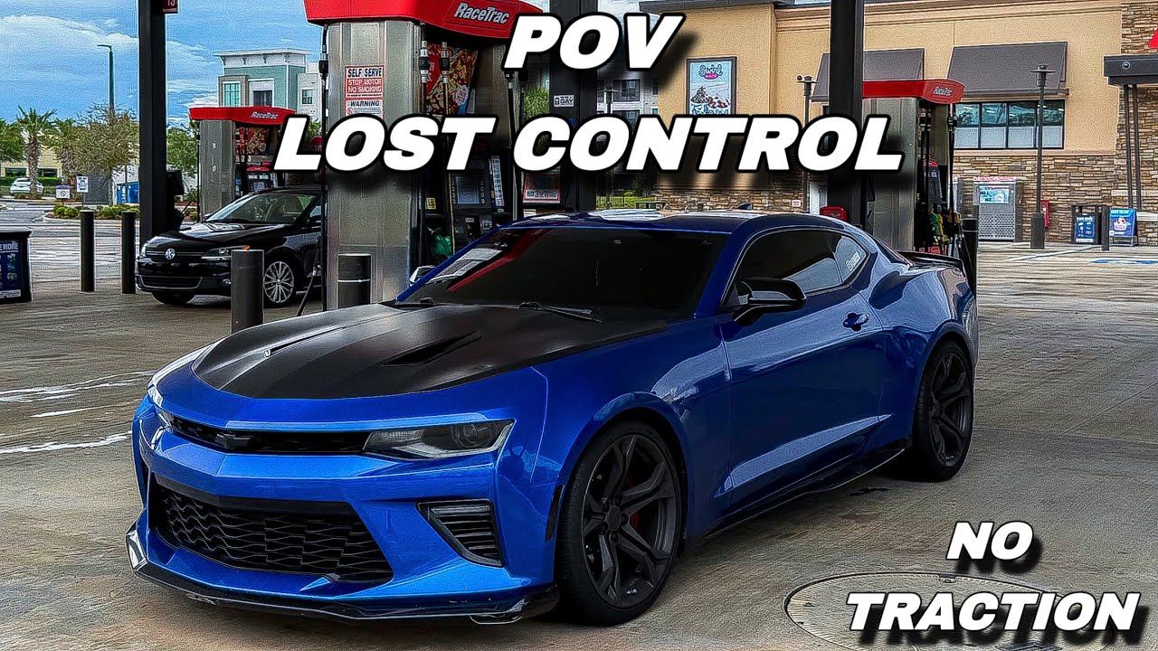 MANUAL CAMARO SS 1LE POV: LOST CONTROL IN THE RAIN! 😨💨