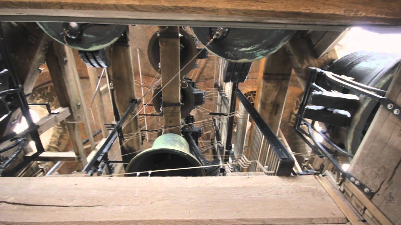 Bruge, Belgium. Climbing all 366 Steps in Belfry, bell tower of Bruges at Noon! 比利時. HD
