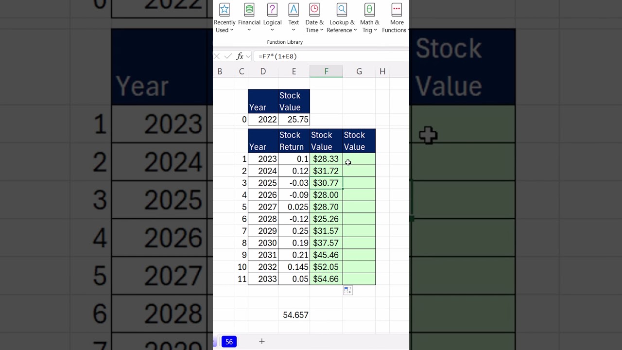 Excel's Amazing SCAN Function: Spill Formula That Acts On Previous Spilled Value!?! #Short Excel 55