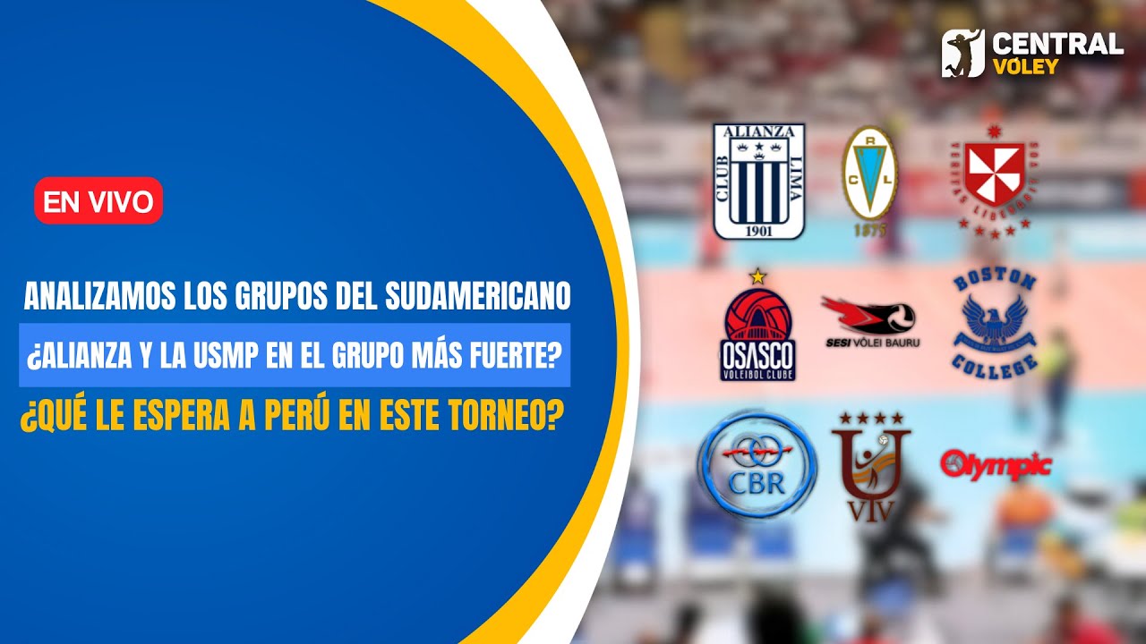 ANALIZAMOS TODO SOBRE EL SORTEO DEL SUDAMERICANO ¿ALIANZA O LA USMP? ¡Y LA LIGA SIGUE SU CURSO!