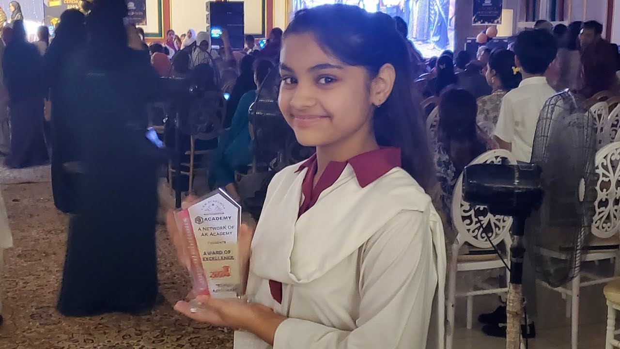 Nimra's award ceremony celebration 😊🥰🎊🎉