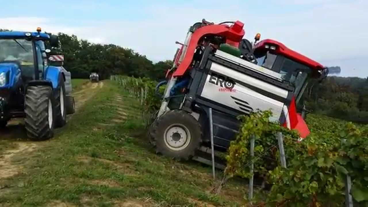 Machine à vendanger ERO SF200 av VMN2014 part.1