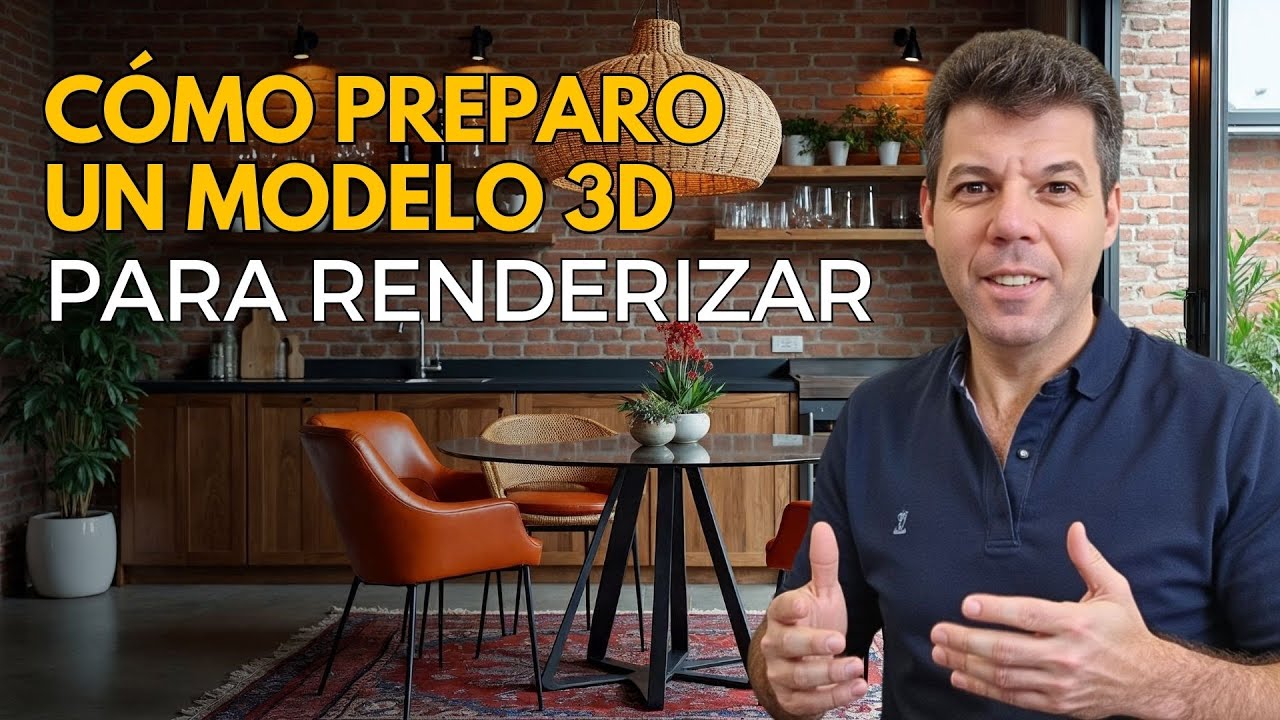 Así preparo un modelo 3D para renderizar en V-Ray (flujo de trabajo completo)