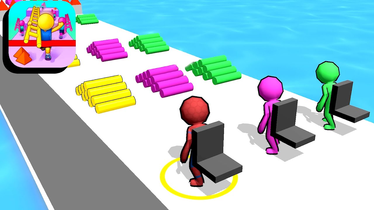 Ladder Race -- All Level Gameplay (iOS,Android) New Update Levels 361-375