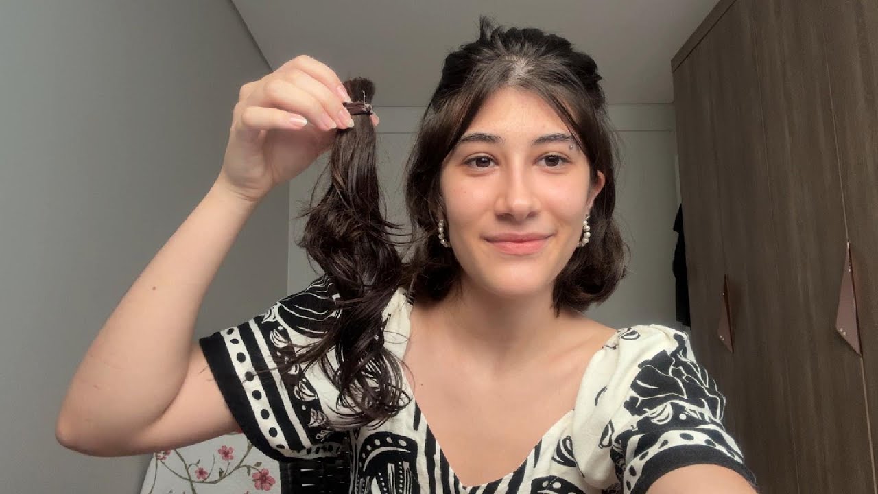 cortei o cabelo