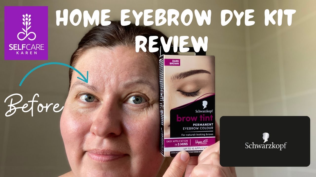 Schwarzkopf brow tint перманентный краситель для бровей 💜 обзор краски для бровей в домашних усло...