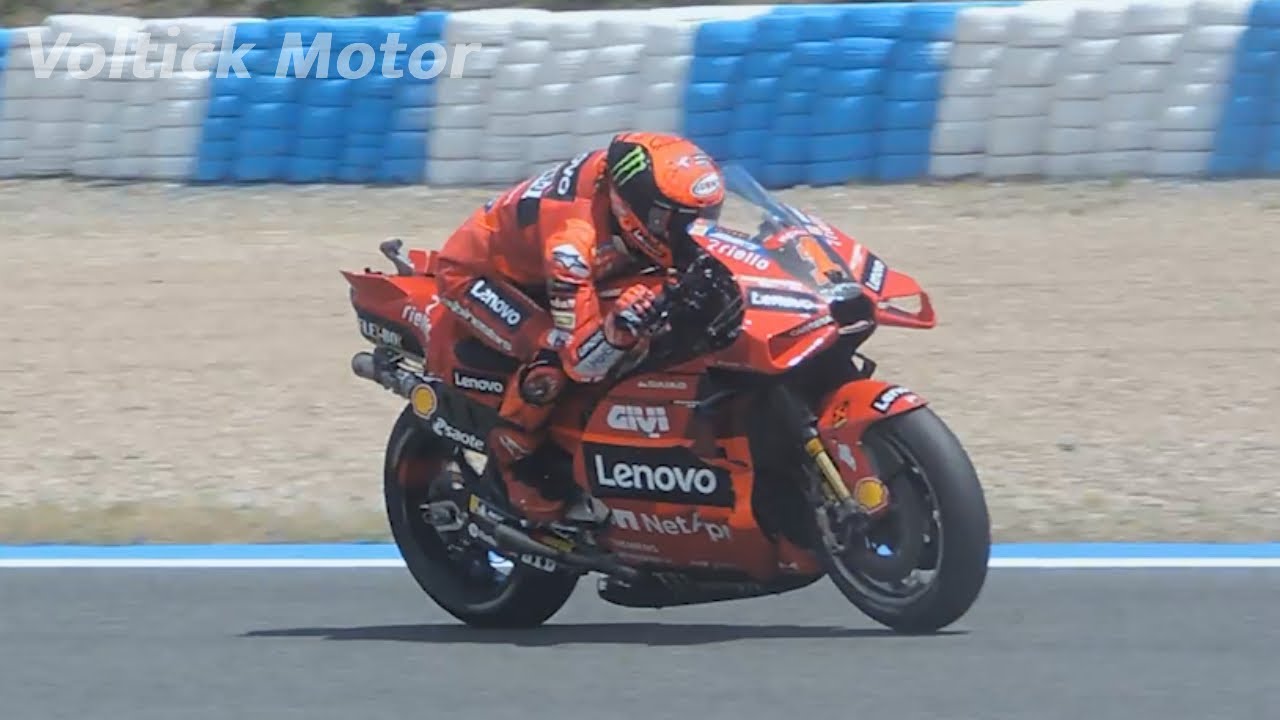 Ducati Desmosedici GP: action and pure sound - Spain GP, MotoGP Jerez 2023