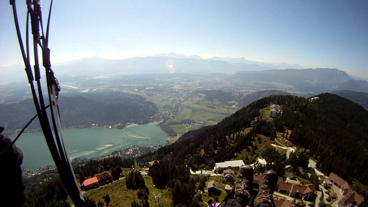 Gleitschirmfliegen von der Gerlitzen