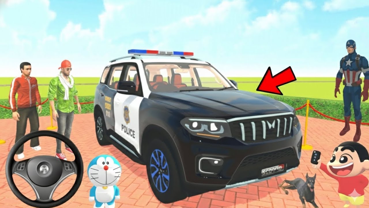 Franklin purchase new Police Scorpio N car 🚓 in indian theft auto simulator 