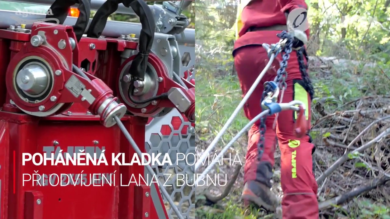 Naviják za traktor Tajfun | Agama a.s.
