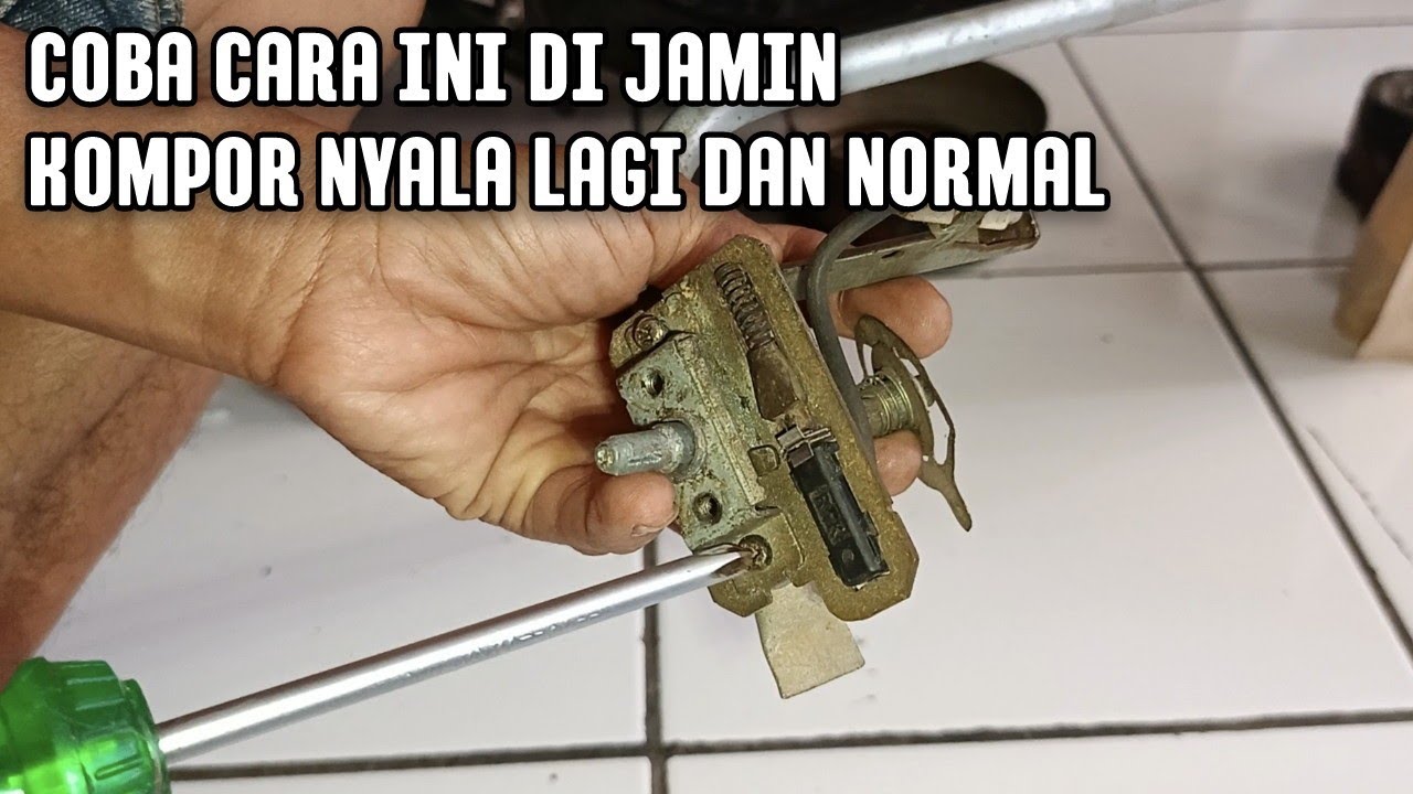 Cara memperbaiki Kompor Gas Rinnai yang susah Nyala mudah dan simpel