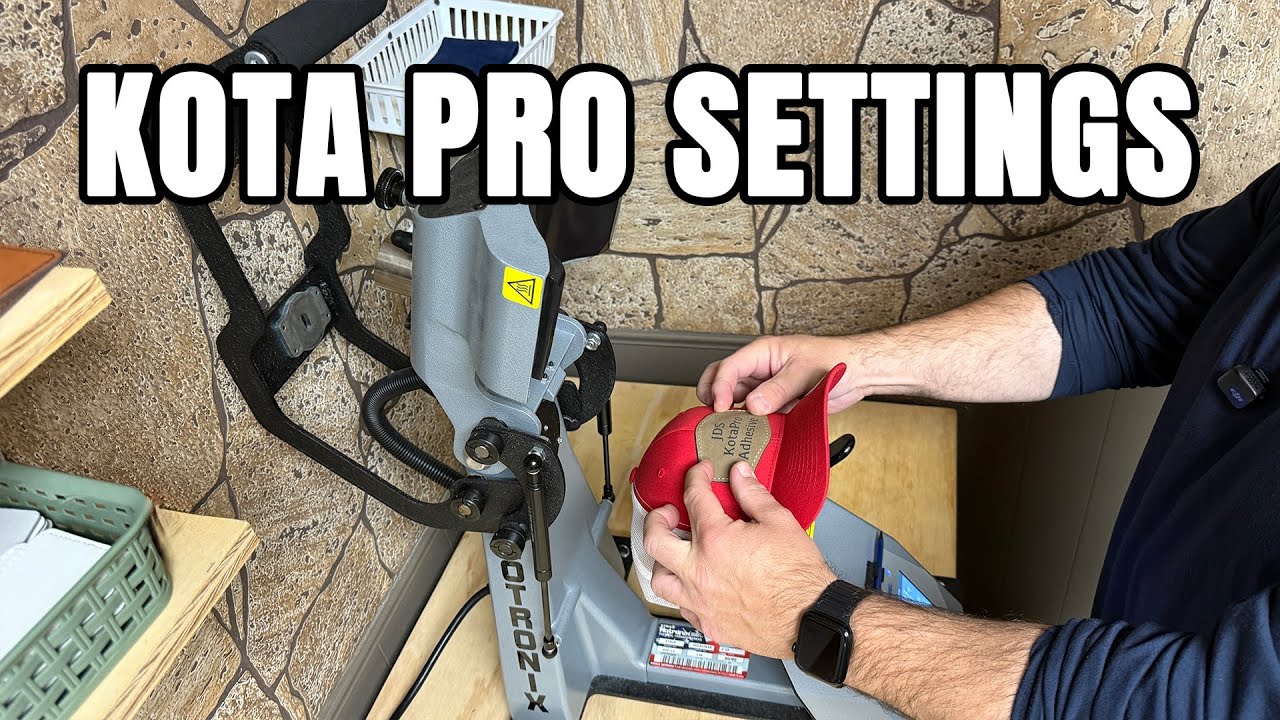 How To Heat Press Kota Pro Leatherette Patches