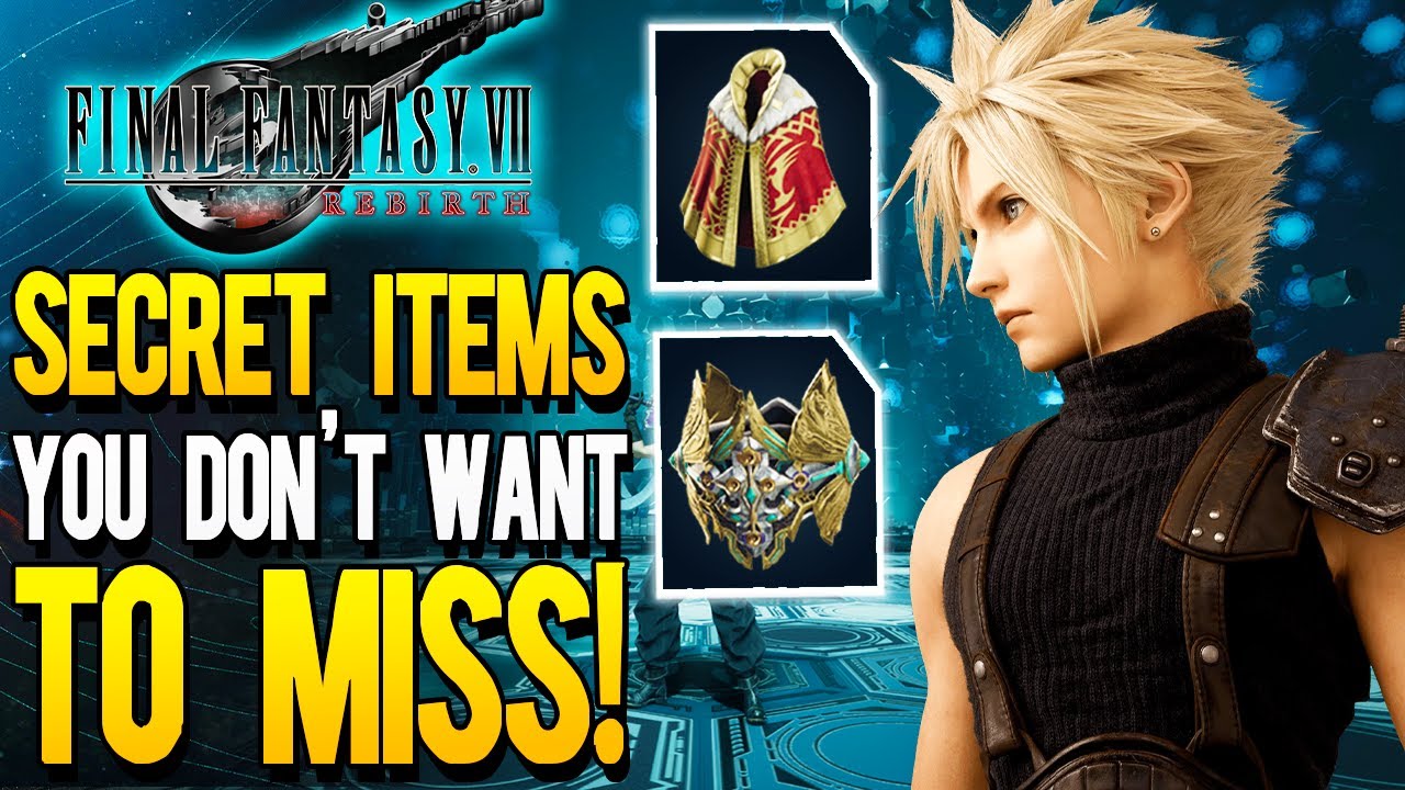 FINAL FANTASY 7 REBIRTH — не пропустите эти секретные доспехи и потрясающее снаряжение! Советы и ...