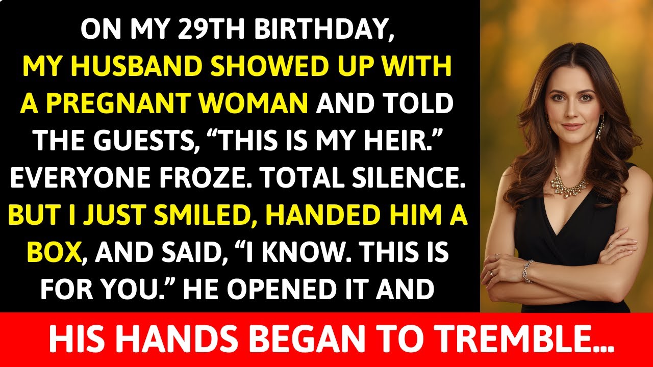 On My Birthday, My Husband Brought His Pregnant Mistress — I Smiled And Handed Him A Box…