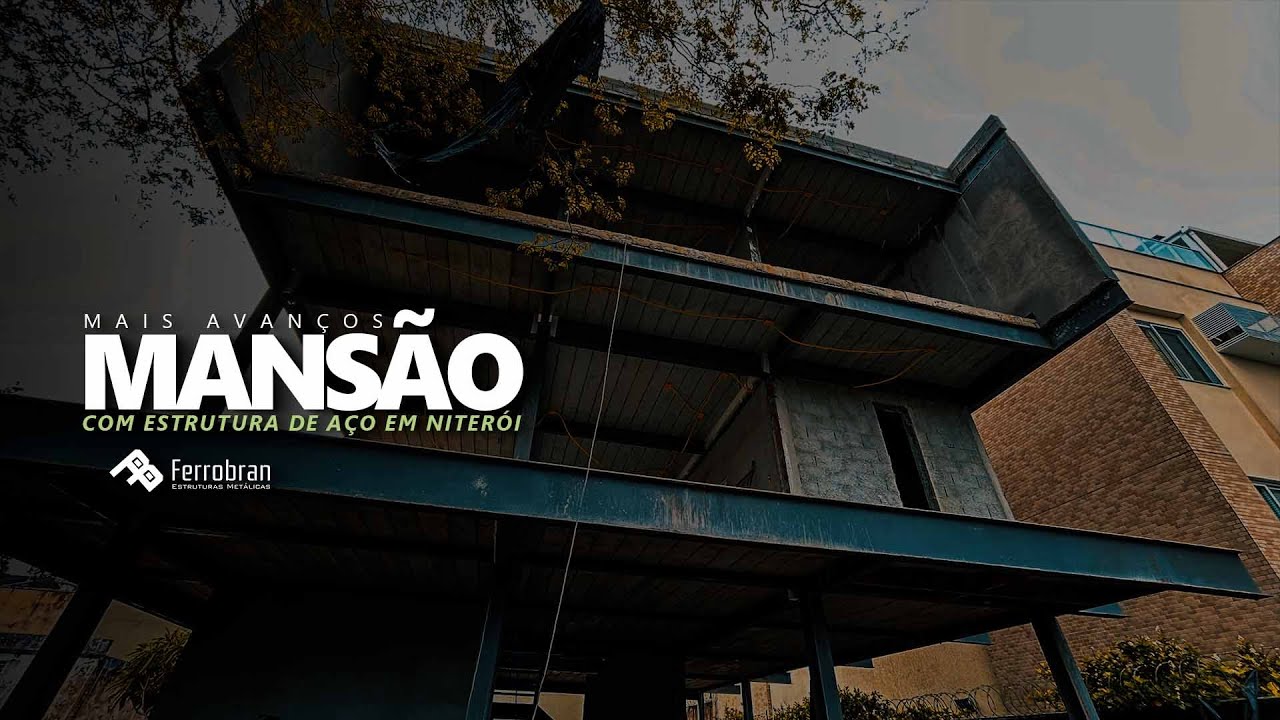 Mansão com Estrutura Metálica em Niterói, Rio de Janeiro.
