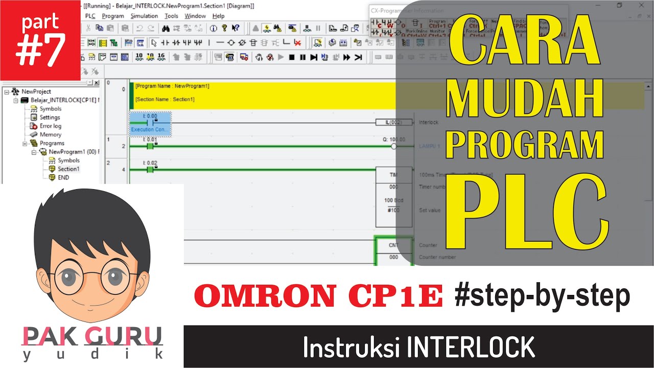 Program INTERLOCK PLC Omron