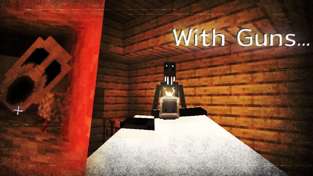 Minecraft Horror With GUNS is HILARIOUS!