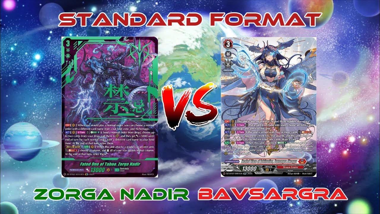 [DZ-BT11] Cardfight!! Vanguard Standard - Zorga Nadir vs. Bavsargra