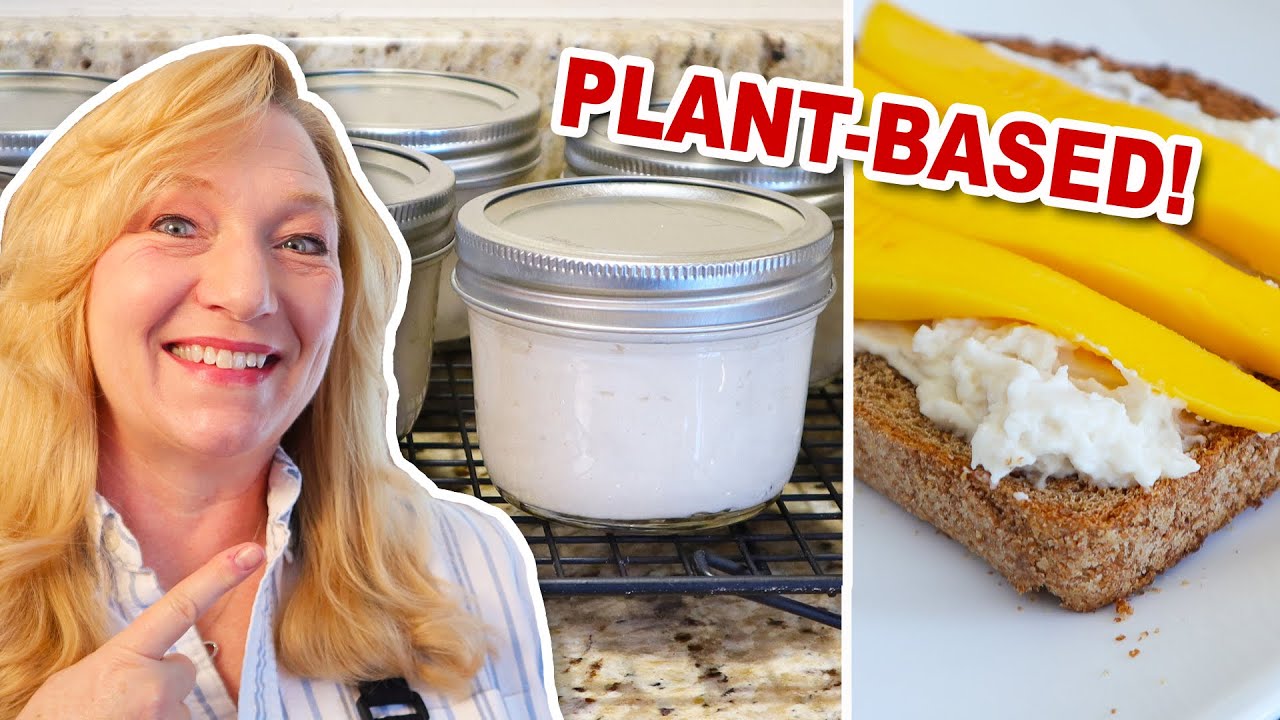 Delicious Vegan Cream Cheese Recipe| Soy Free, Oil Free | Easy Home Canning Tutorial