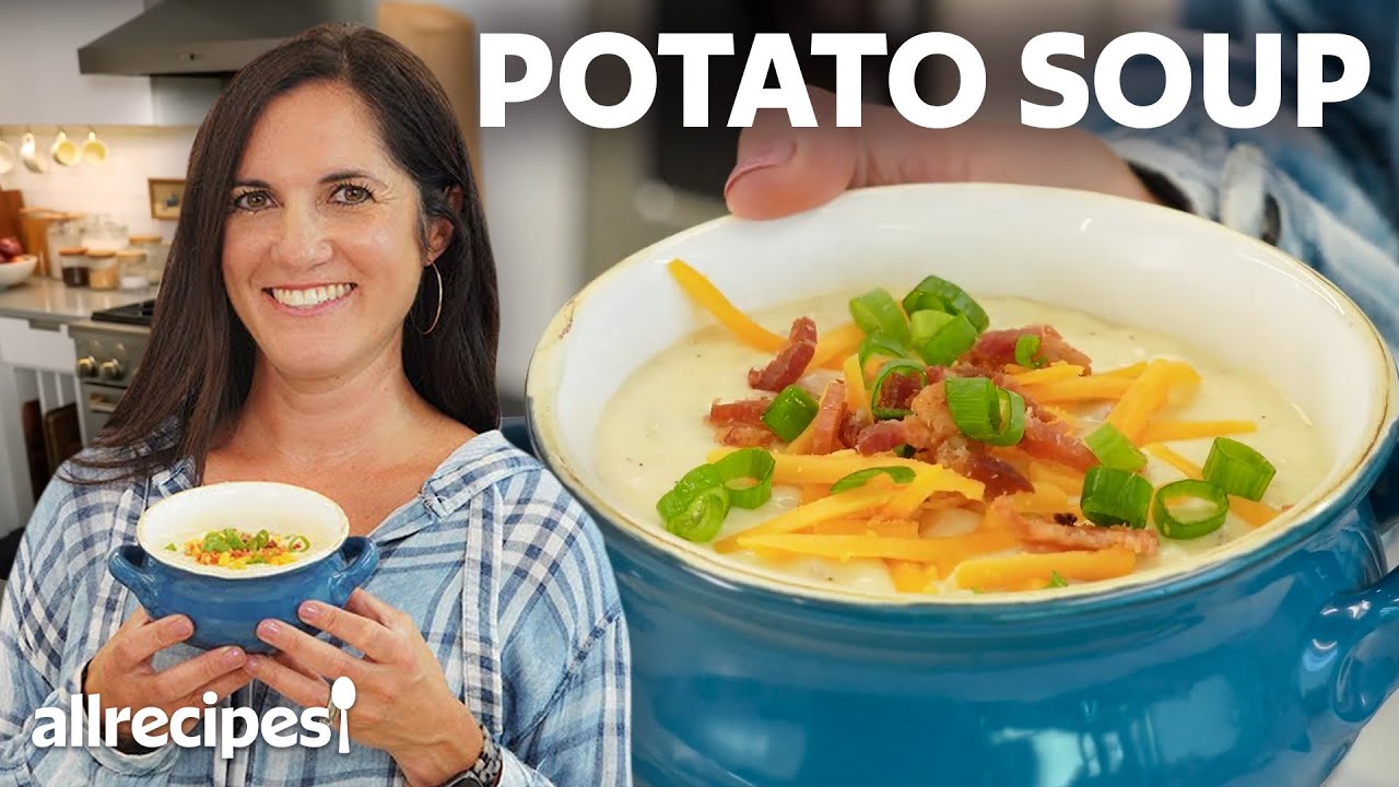 Как приготовить суп из запеченного картофеля | Allrecipes