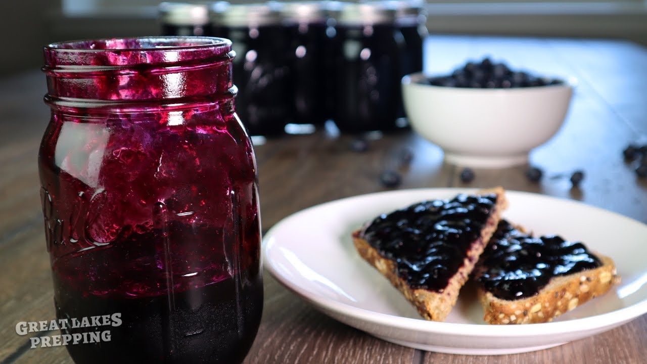 Canning Blueberry Jam - How to Make Delicious Preserves from Fresh Blueberries