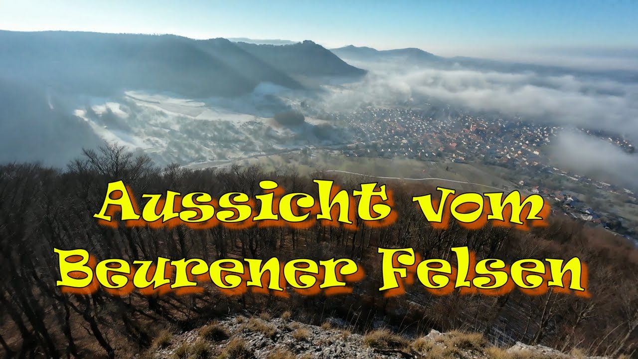 Winterwanderung ohne Schnee aber mit Kälte und herrlichen Aussichten von der Schwäbischen Alb