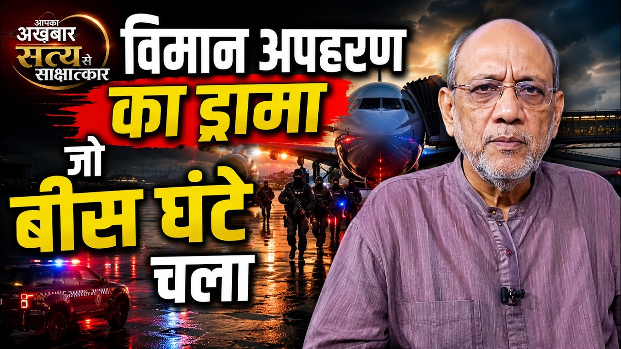 विमान अपहरण का ड्रामा जो बीस घंटे चला #satyasesakshatkaar  #video22