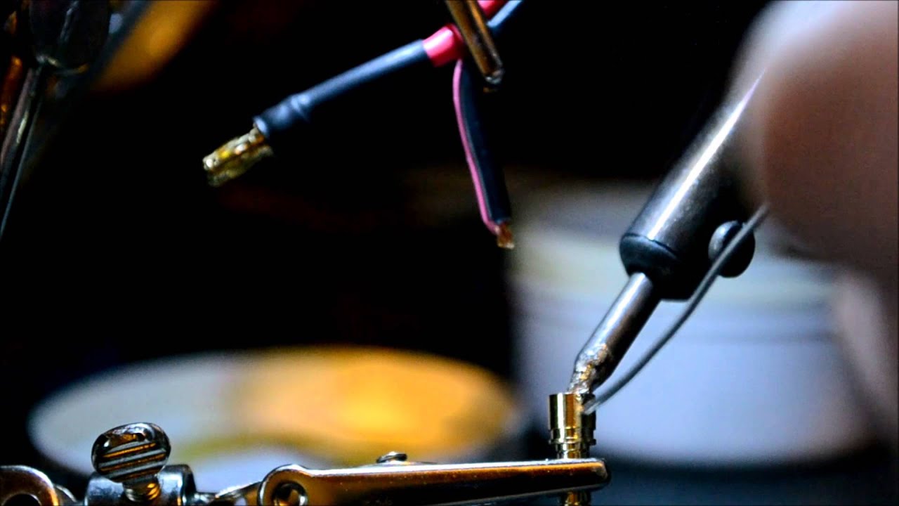 Soldering 3.5mm Bullet Connector to wire