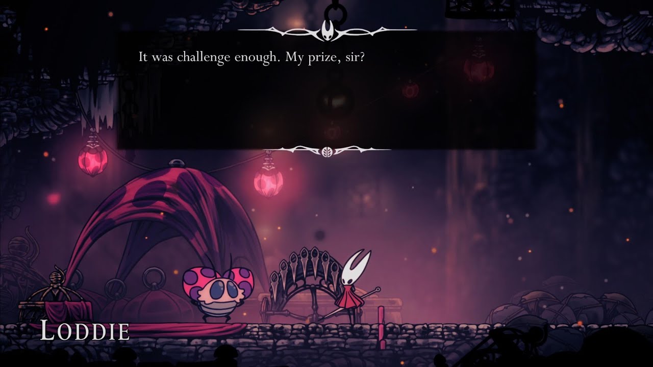 Помощь в прохождении испытания &laquo;Лодди поразил 25 целей&raquo; (не 15) &mdash; Hollow Knight: Silksong
