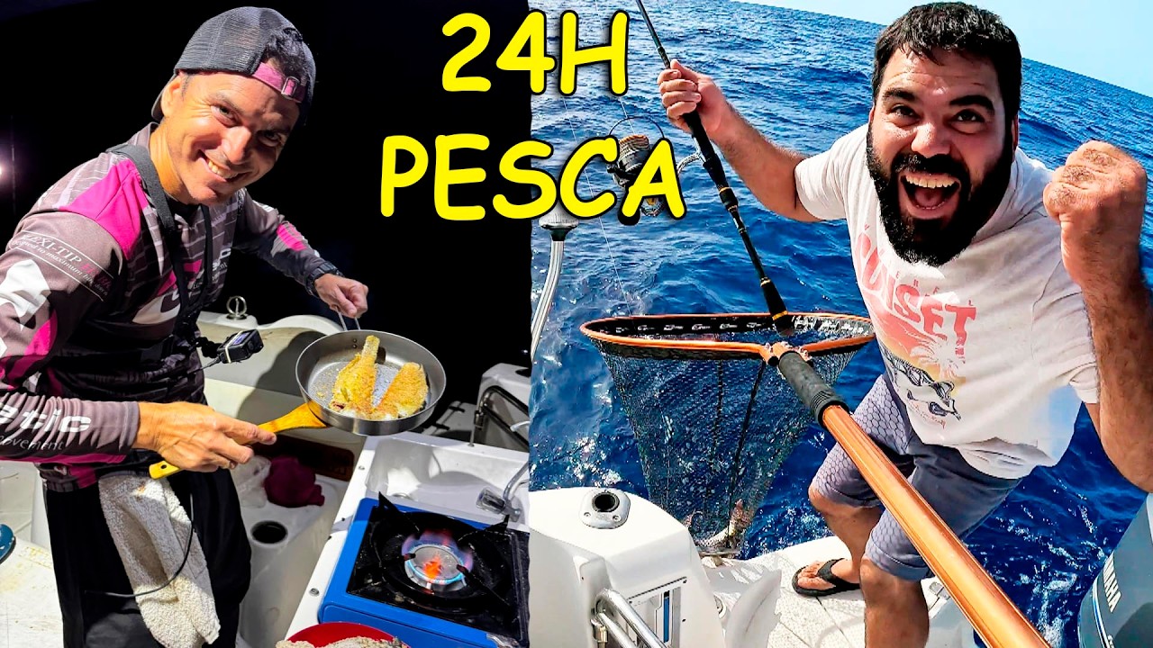 &iexcl;&iexcl;24 Horas PESCA NON STOP CHALLENGE!! 3 L0C0S 1 DESTINO &iexcl;LIADA MAX! [Con CATCH AND COOK y to] Part1