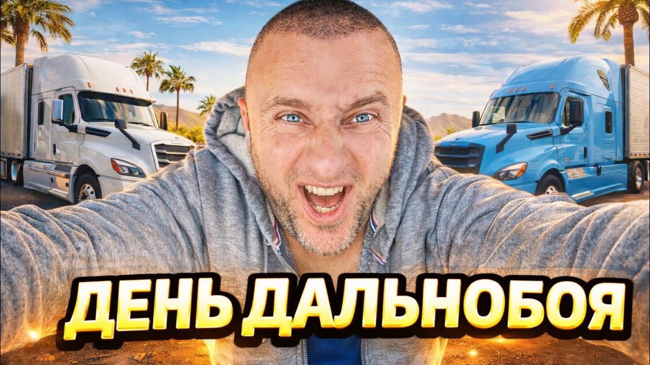 Сколько РЕАЛЬНО зарабатывает трак-драйвер за день в США 