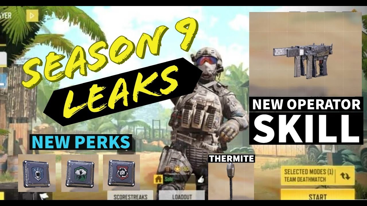 Call of Duty Mobile Season 9 Leaks: New Maps, Operator Skill, Scorestreaks and More!