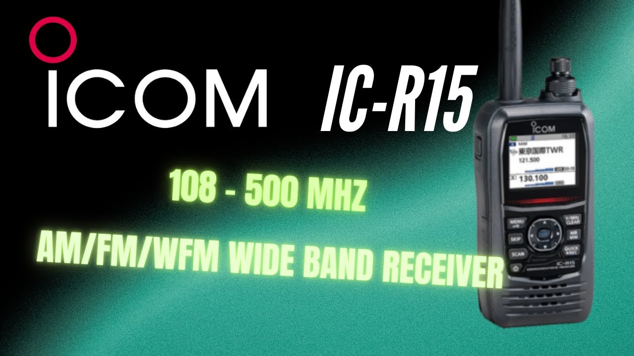 Icom IC-R15 | Scansione super rapida e semplice da usare