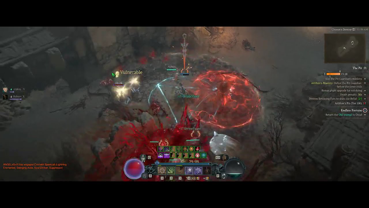 Diablo 4 S11 - Speed run necro pit100