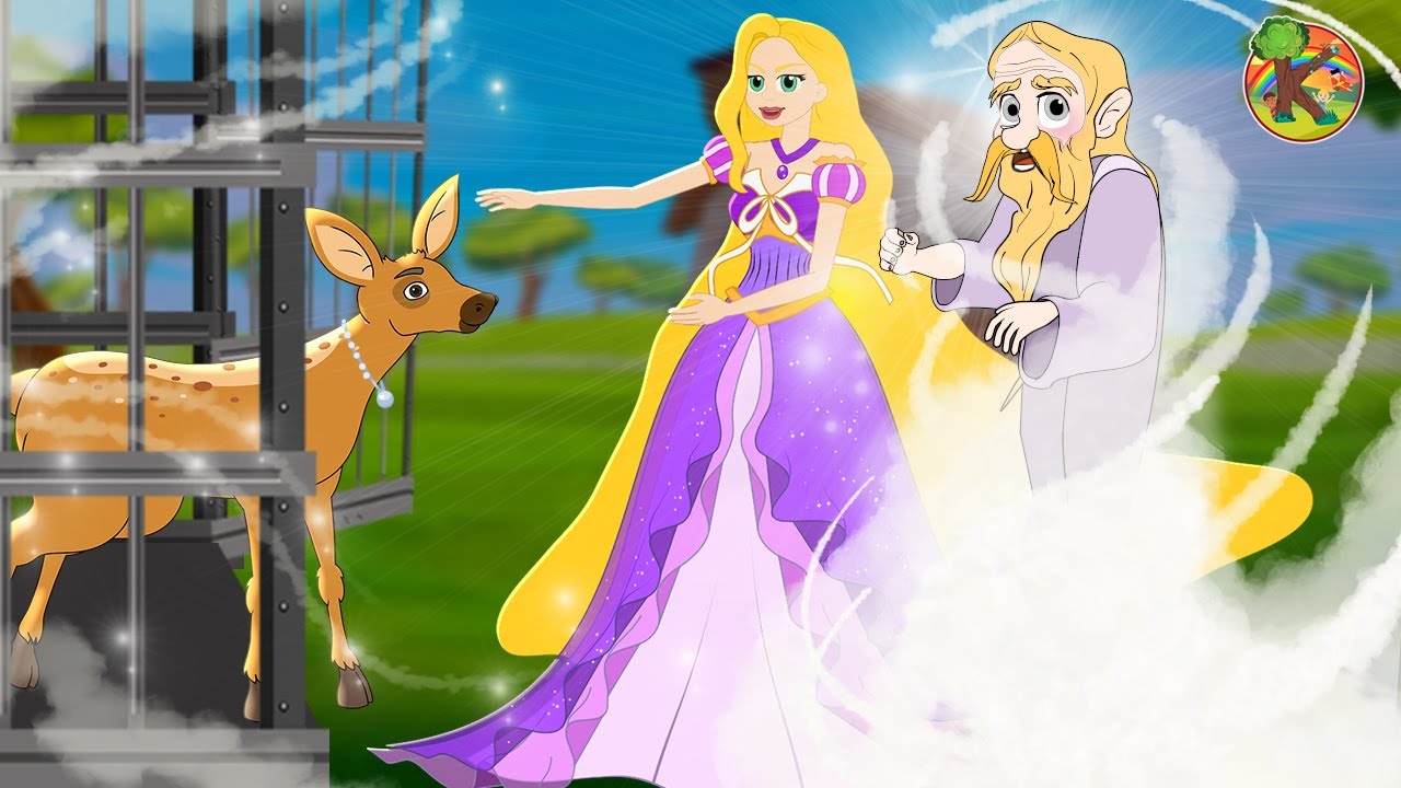 Princess Rapunzel - The Gazelle Princess - Episode 3 | KONDOSAN English | Fairy Tales for Kids