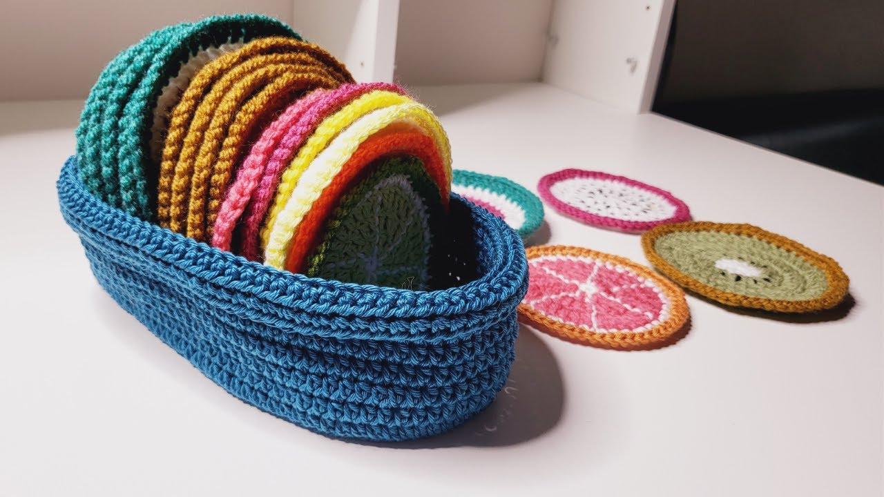 Crochet Oval, Oblong Basket Step by step Tutorial for beginners