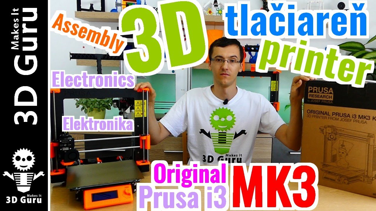 Original Prusa i3 MK3 Kit - Electronics assembly / Stavebnica - Mont&aacute;ž elektroniky