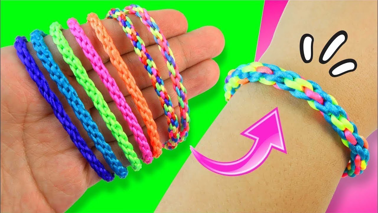 Pulsera tejido para principiantes | KUMIHIMO - Capítulo 2 ★ DIY Tejido facil y sencillo ★