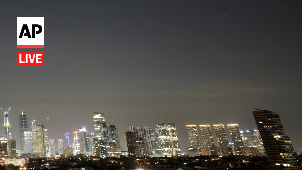 LIVE: Tel Aviv and Jerusalem skyline as Iran war continues