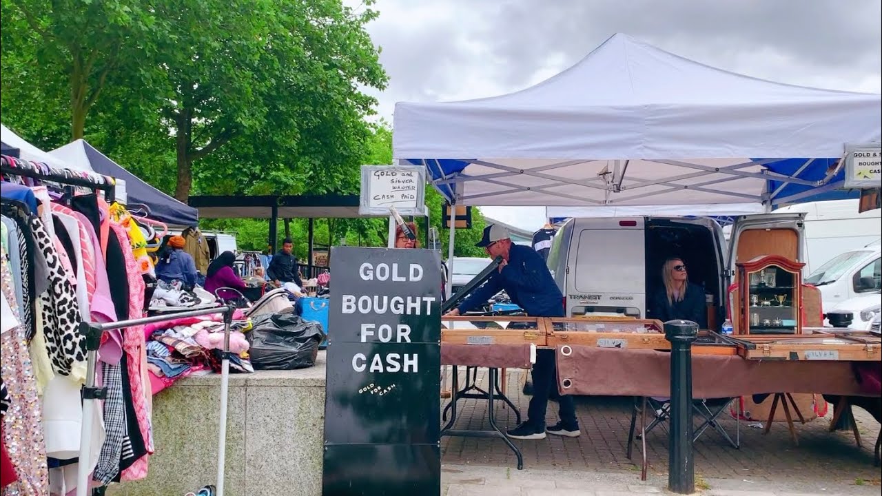 Milton Keynes Market & City Centre, Buckinghamshire England