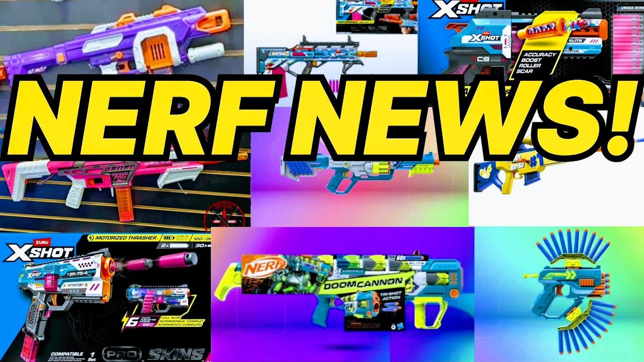 NERF NEWS!!! Toy Fair Reveals! NEW Dart Zone Pro! NEW X-Shot! And the RETURN of the Elite Dart!