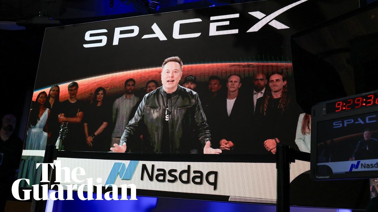 SpaceX debuts on the Nasdaq exchange - watch live